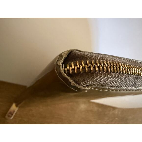 Louis Vuitton Zippy Wallet Women's Green Monogram Vernis Leather Long Clutch Zip - Picture 5 of 16